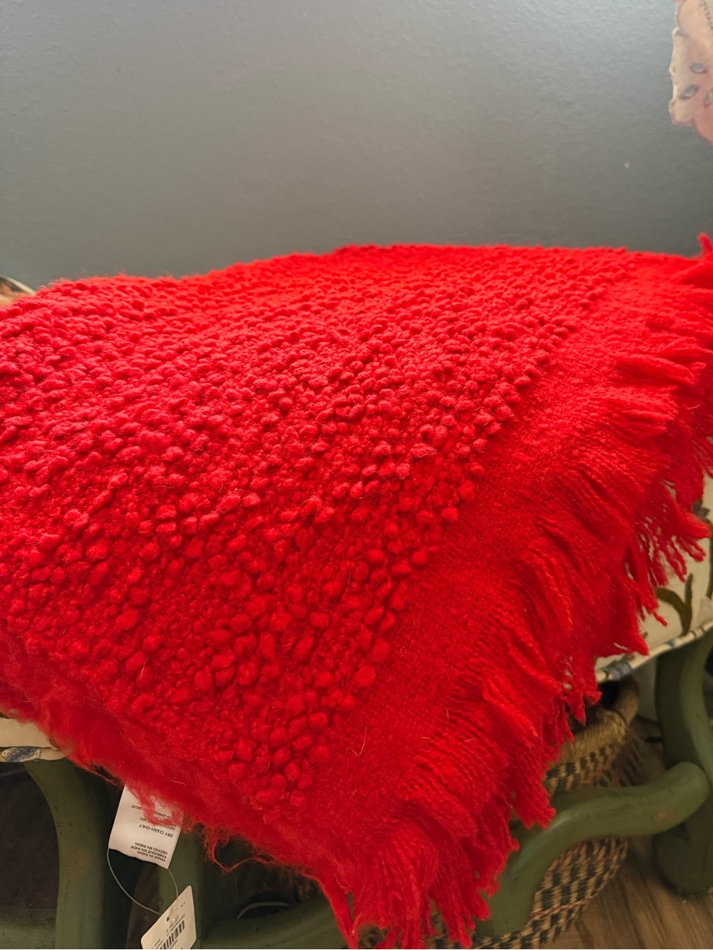 Anthropologie Cloudy Boucle Throw Blanket